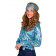 dames discoblouse turquoise