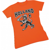 Holland Oranje damesshirt met Leeuw