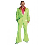 Kostuum 70's fluor-groen