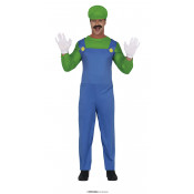 Super Loodgieter Kostuum Groen