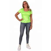Groen Dames T-Shirt Neon