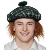 Schotse hoed met haar groen