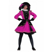Zwarte Piet Dame Madrid Zwart-Pink