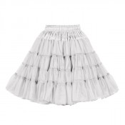 Petticoat Wit 3-laags Luxe